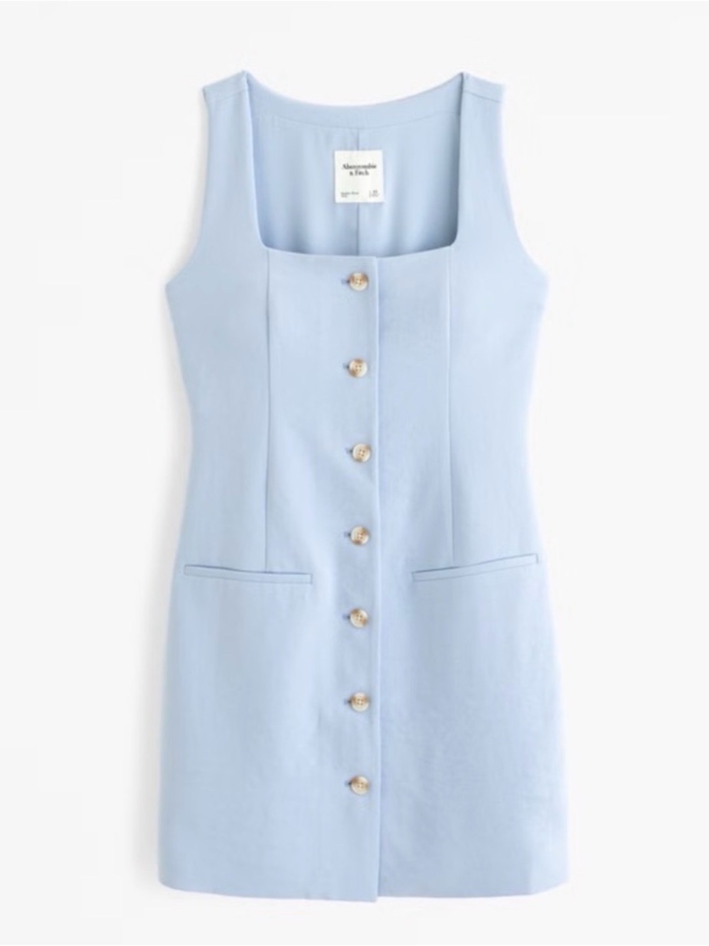The A&F Mara Squareneck Vest Mini blue size small